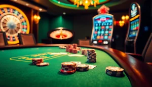 Experience thrilling poker action at F168 with luxurious casino elements and high-stakes excitement.