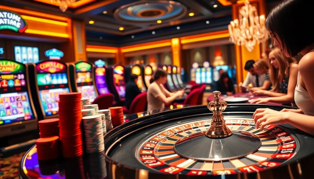 Experience thrilling casino gameplay at xin88.com with vibrant roulette and poker chips.